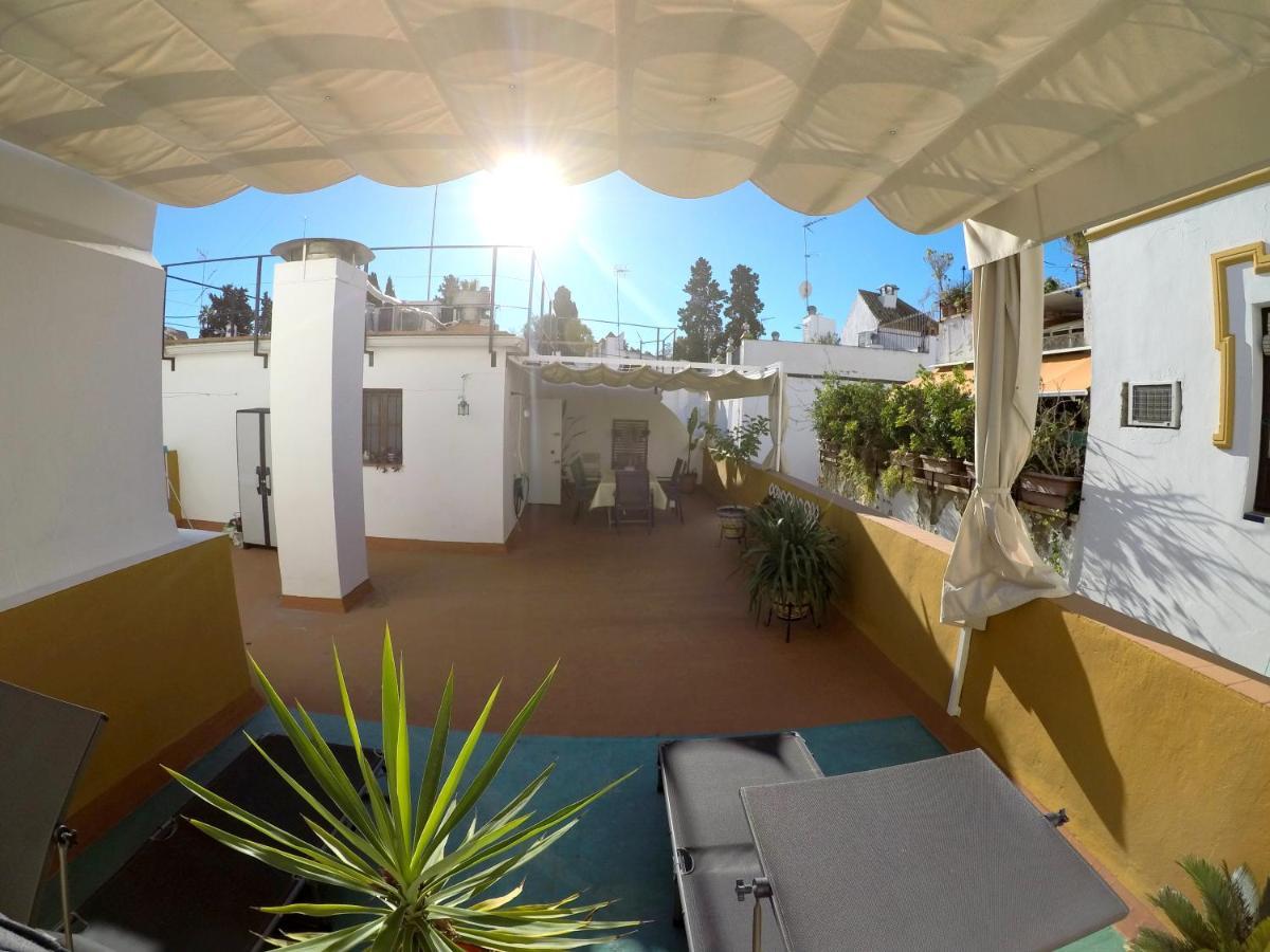 Duplex Acogedor Con Gran Terraza En Pleno Centro De Sevilla! Exteriör bild