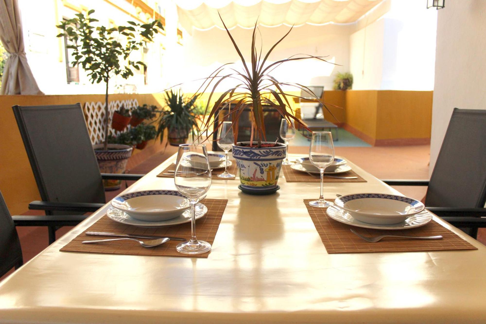 Duplex Acogedor Con Gran Terraza En Pleno Centro De Sevilla! Exteriör bild